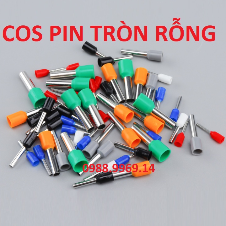 Cos pin tròn rỗng túi 25-50-100c