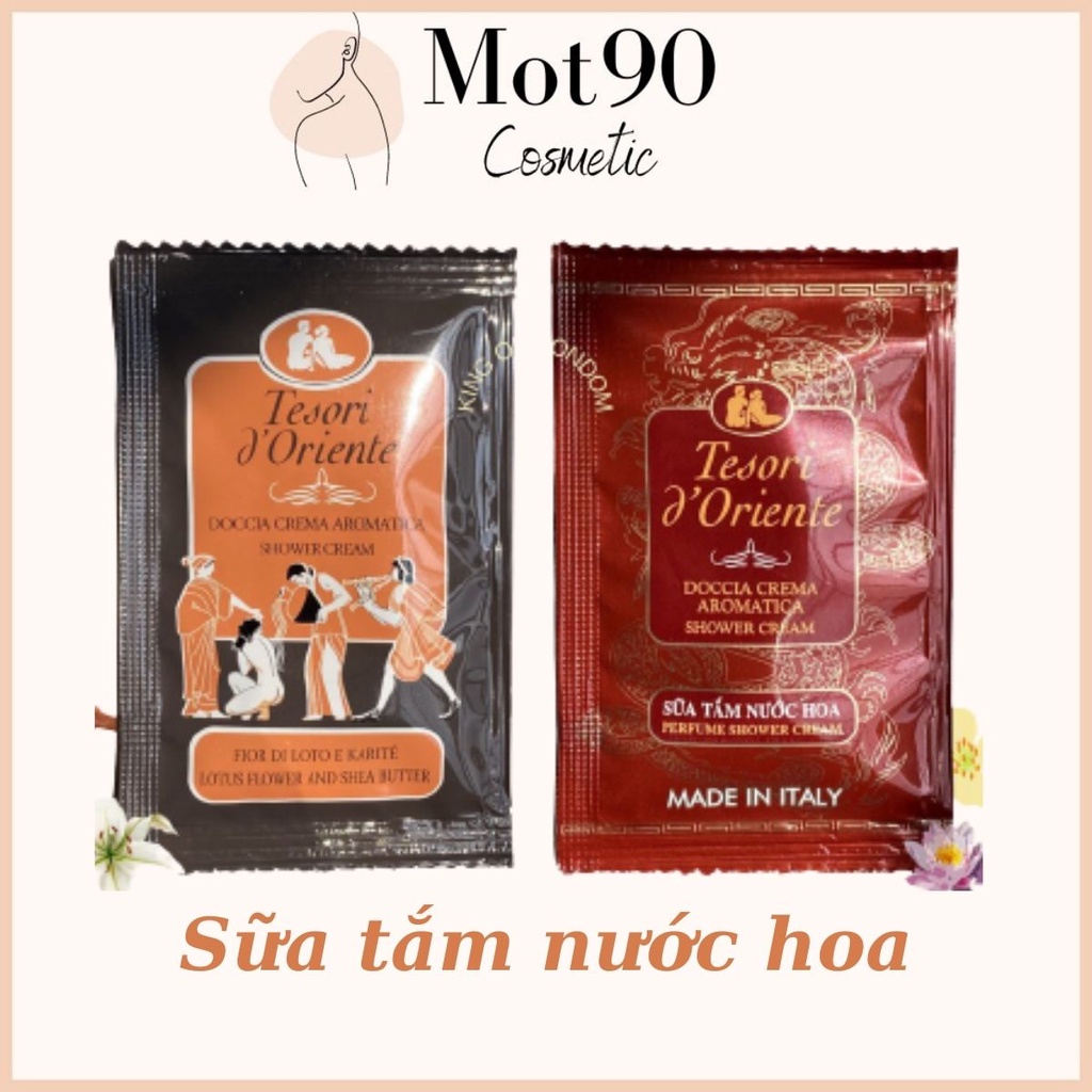 Sữa Tắm Nước Hoa Tesori Gói Lẻ Dùng Thử Giao Mùi Ngẫu Nhiên