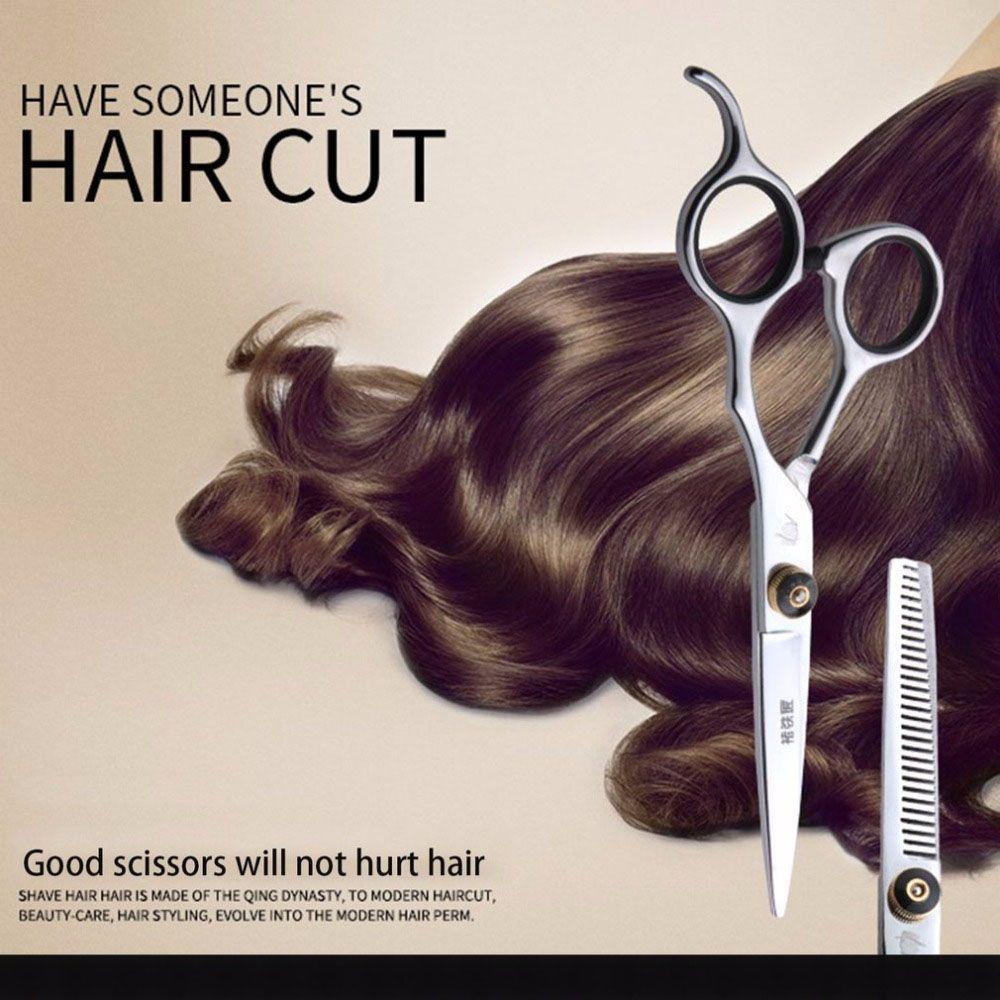 Kéo Cắt Tóc Răng Phẳng Bằng Thép Không Gỉ Chất Lượng Cao