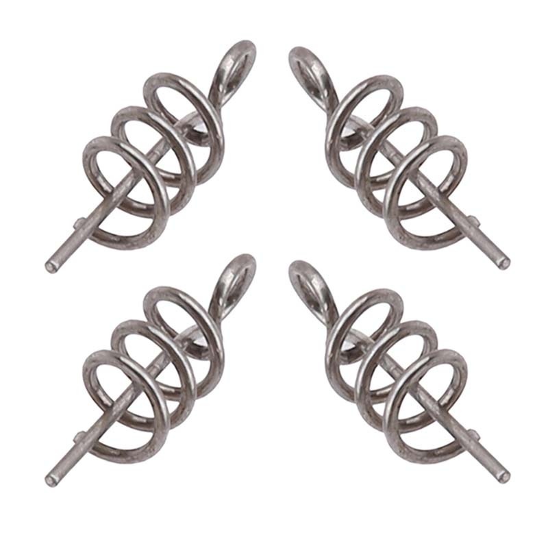 Set 50 móc lò xo cố định mồi câu cá mềm