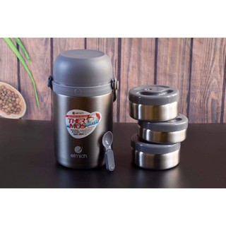 Bình đựng thức ăn, giữ nhiệt Elmich 3128 inox 304 , 1800ml Bình ủ cháo