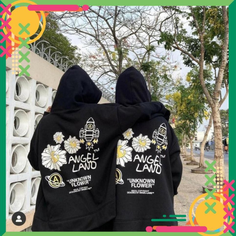 [Free Vận Chuyển] Áo Khoác Nỉ Ngoại Angel Land Bông Cúc Unisex Dáng Rộng Siêu Hot .AJ | BigBuy360 - bigbuy360.vn