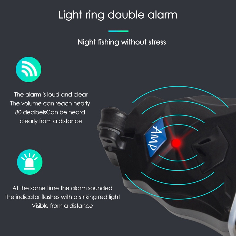 Thiết Bị Báo Cá Cắn Câu Mini Cảm Biến Ánh Sáng