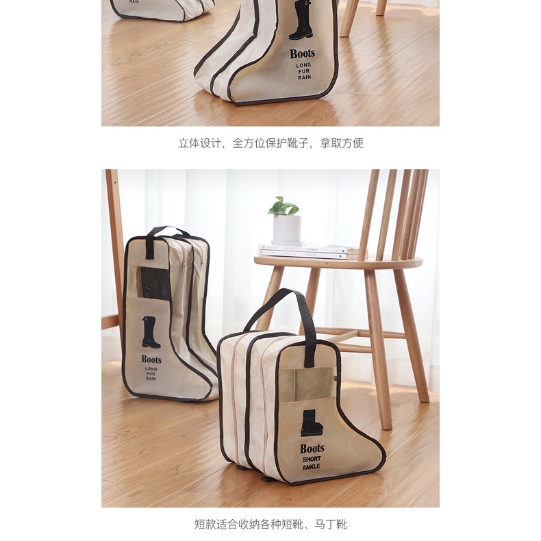 (Bán Buôn Sỉ) Túi Đựng Giày Boots Cao Cấp, Tiện Dụng, Thiết Kế Sang Trọng