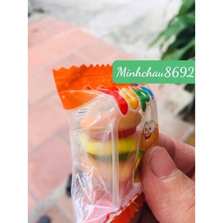 kẹo dẻo yupi , kẹo dẻo hình chiếc hamburger yupi ( lẻ )