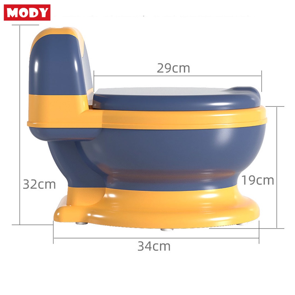Bô đi vệ sinh cho bé mô phỏng hình bồn cầu bằng nhựa cao cấp Mody M342832