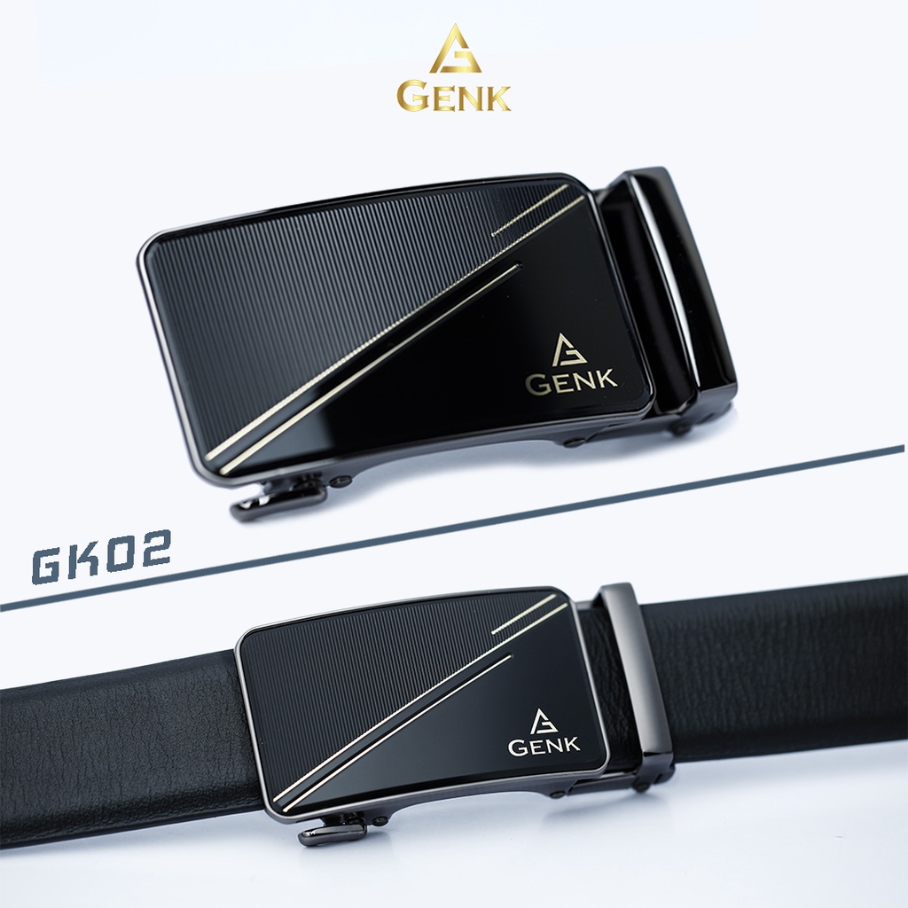 Thắt Lưng Nam Da Nappa Nguyên Thuỷ Cao Cấp Thương Hiệu Genk - GDL08