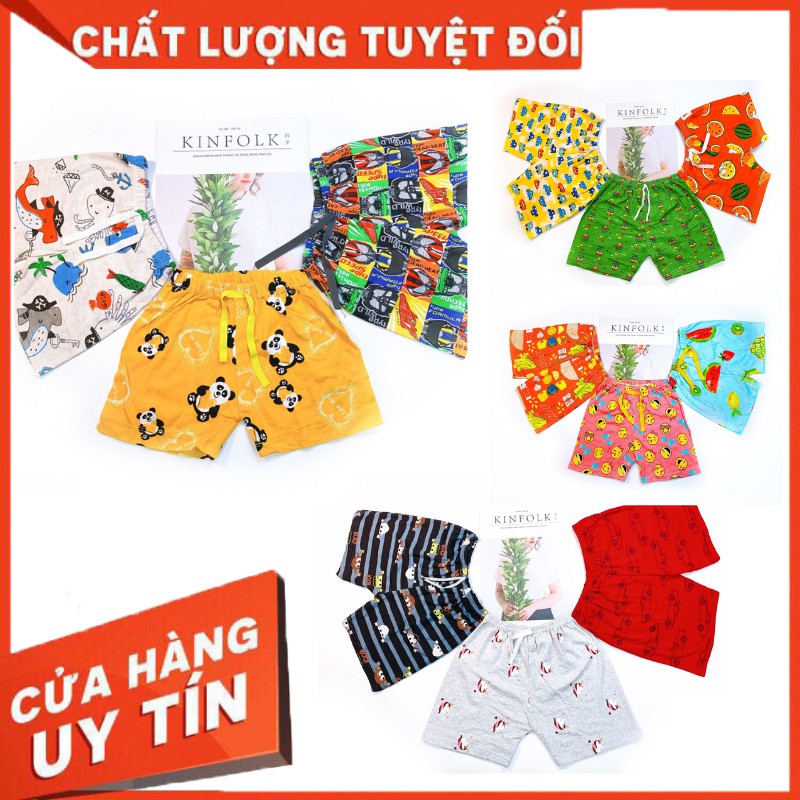 [Chất đẹp] Set quần đùi cho bé | cotton bozip | Combo quần đùi trẻ em | Set quần đùi hè carter