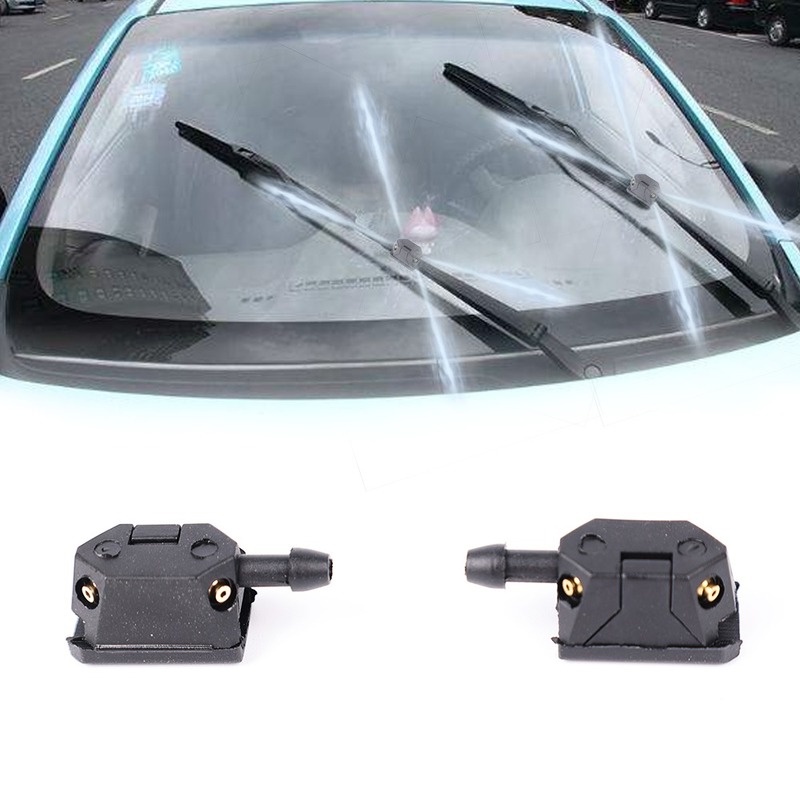 Set 2 Đầu Phun Nước Vệ Sinh Kính Chắn Gió Xe Ô Tô