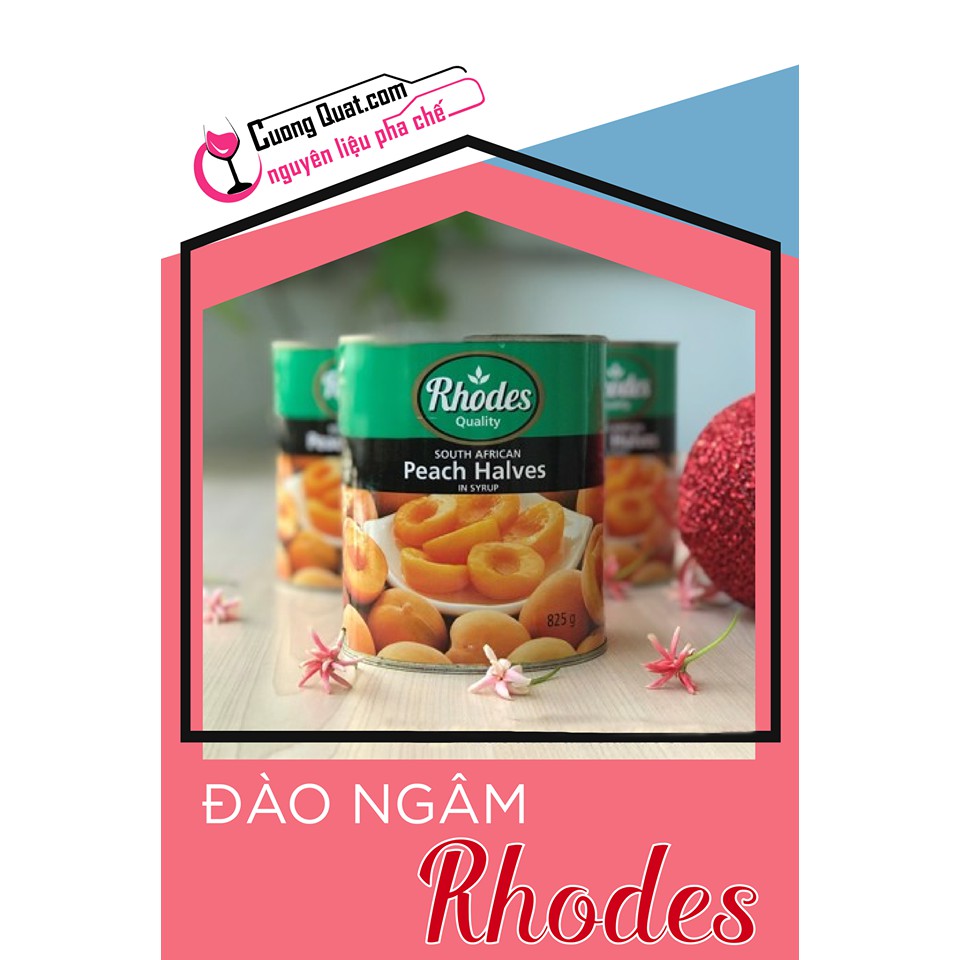 Đào Ngâm Rhodes 820gr