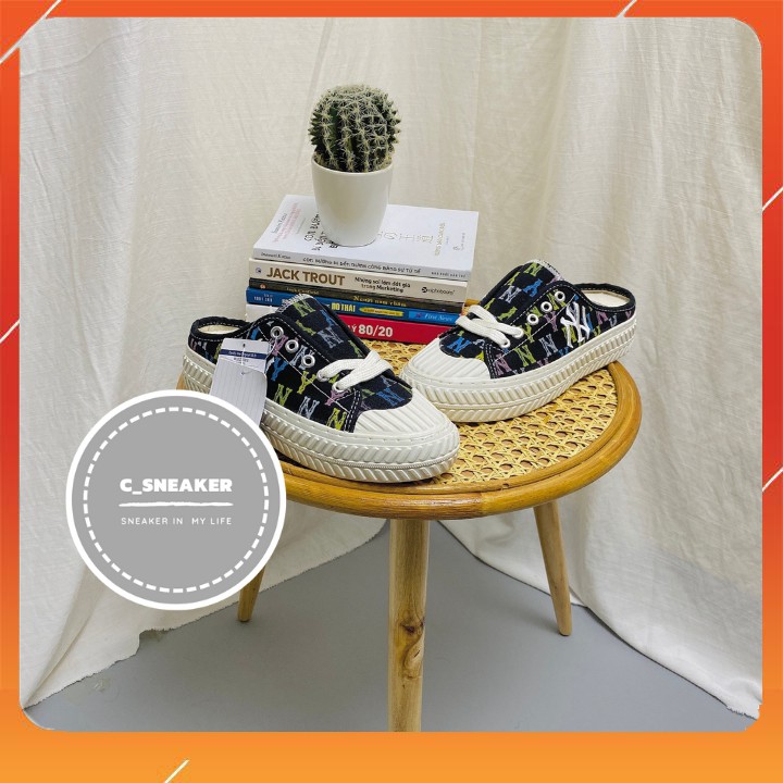 Giày thể thao đế bệt, giày sneaker sục M.L.B NY 7 màu