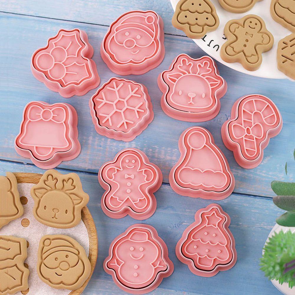 Khuôn Cắt Bánh Quy Chủ Đề Giáng Sinh 3D Độc Đáo