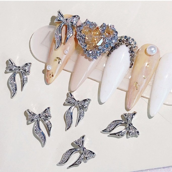 Charm Nơ Đá Đính Móng CN-01 02