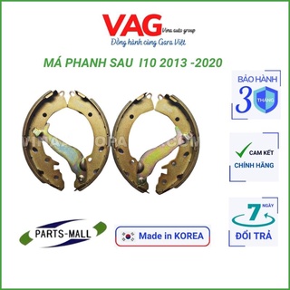 Má Phanh sau Hyundai I10 Grand 1.0, 1.2- Bố Thắng sau i10 (2013-2020) Chính Hãng Parts Mall PMC KOREA
