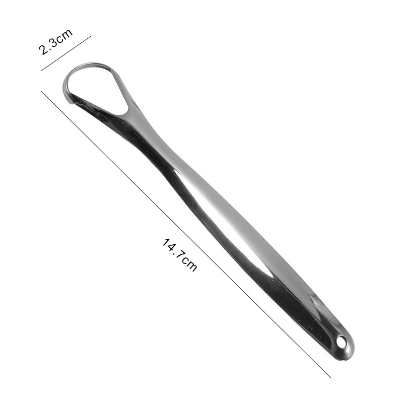 Dụng cụ cạo lưỡi bằng inox không rỉ an toàn vệ sinh