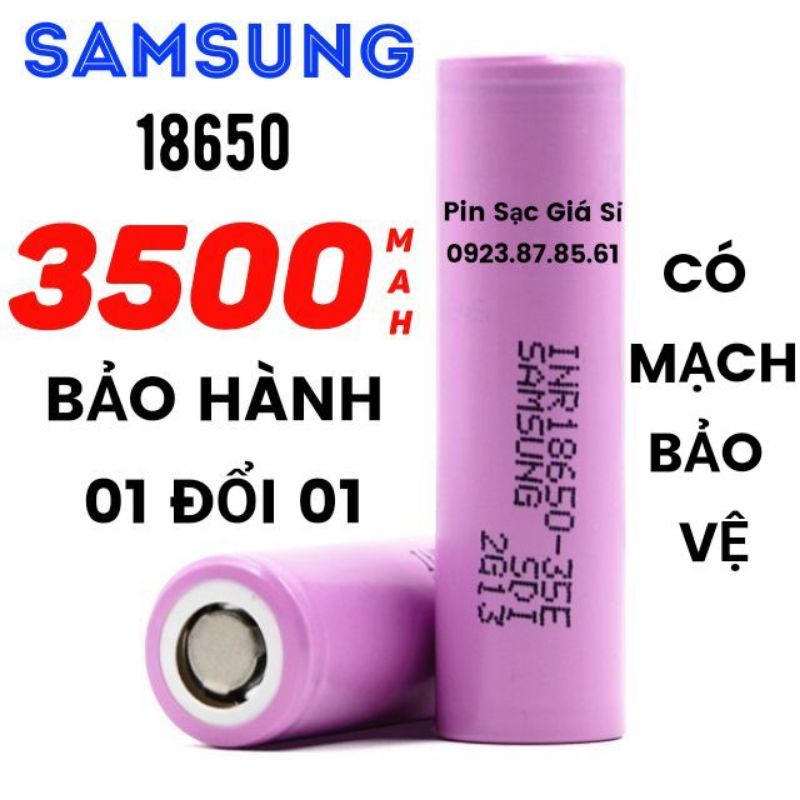 Pin Samsung 18650 Tông Đơ Cắt Tóc 3500 KOREA