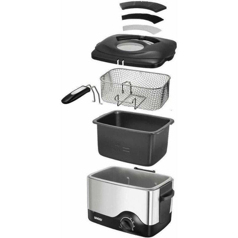 Nồi Chiên Ngập Dầu UNOLD 85615 Chất Liệu Thép Không Gỉ Điều Khiển Cơ - Hàng Đức Nhập Khẩu