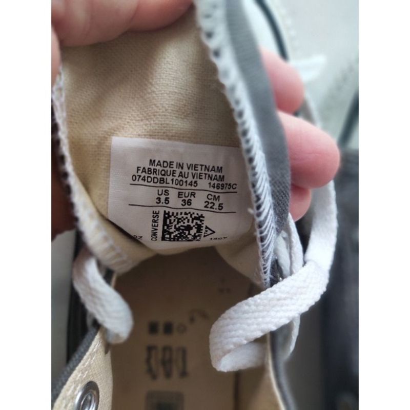 Pass giày thể thao nữ cổ cao vnxk sz 36