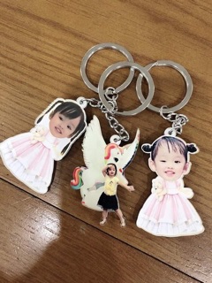 Móc khoá mica combo 3 chiếc