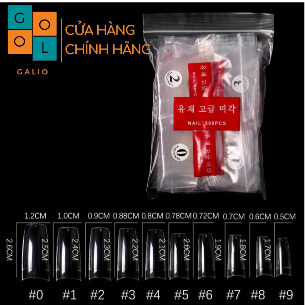 Móng nối HSM Thang- Vuông-Nhọn- 500PCS