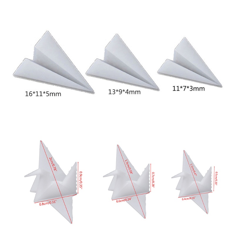 Sa Set 5 Khuôn Làm Mô Hình Máy Bay Bằng Nhựa Resin