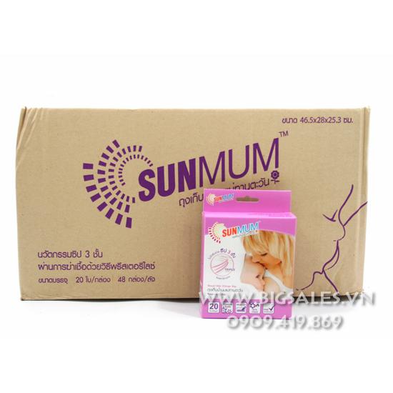 TÚI TRỮ SỮA MẸ SUNMOM 20PCS THÁI LAN