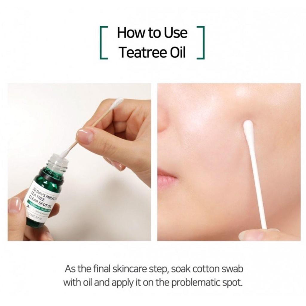 Tinh dầu tràm trà Some By Mi 30 Days Miracle Tea Tree Clear Spot Oil 10ml | BigBuy360 - bigbuy360.vn