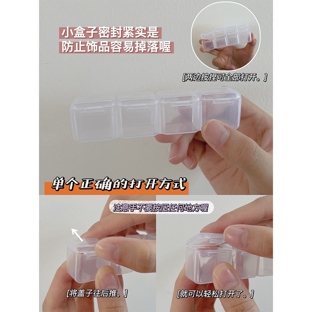 Hộp Trong Suốt Đựng Trang Sức 28 Ngăn Tiện Lợi