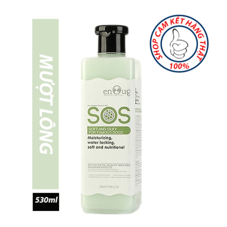 (Chính hãng)- PVN46 -Sữa tắm SOS 530ml Xanh ngọc cho chó mèo-Dầu tắm dành cho chó mèo mền mượt lông, dưỡng lông chuyên s