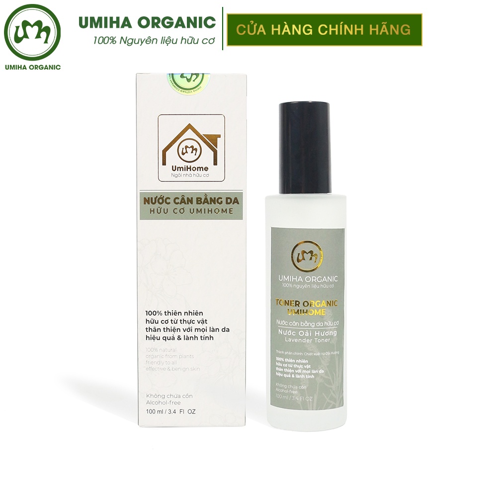 Toner Hoa Oải Hương Hữu Cơ Umiha Organic |50/100ml Nước Cấp Ẩm Cân Bằng Da Giúp Dưỡng Da Hiệu Quả