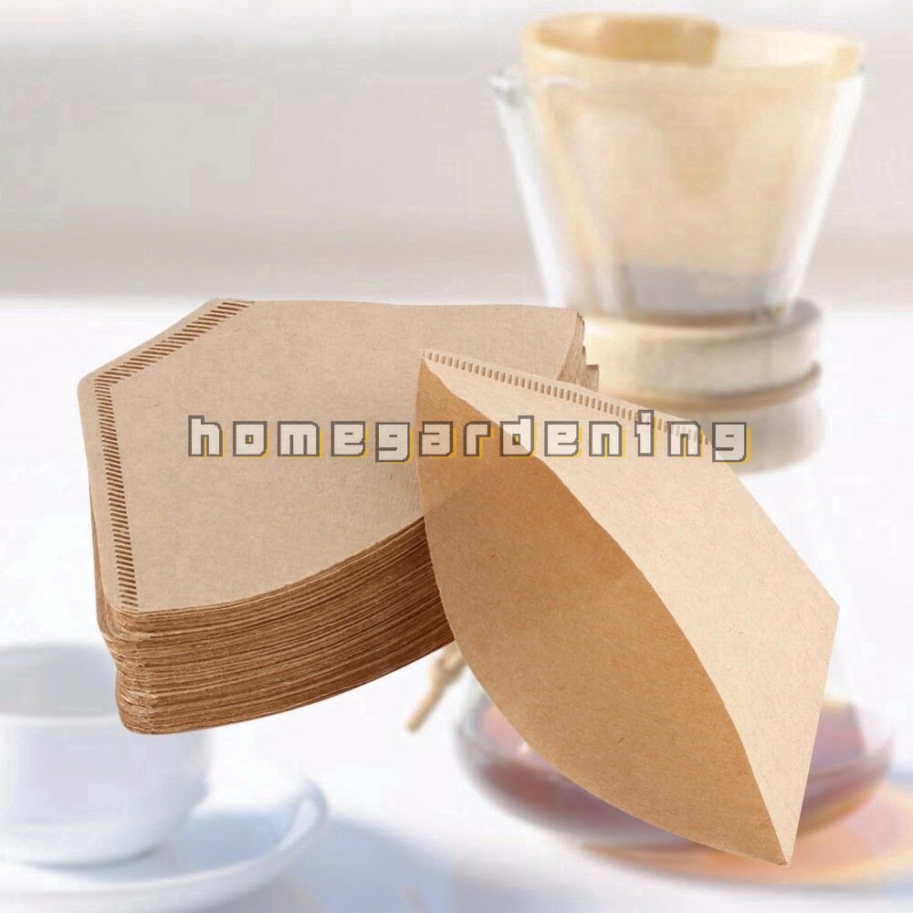 Bộ 100 Cốc Lọc Cà Phê Hình Nón Bằng Giấy Dùng Một Lần