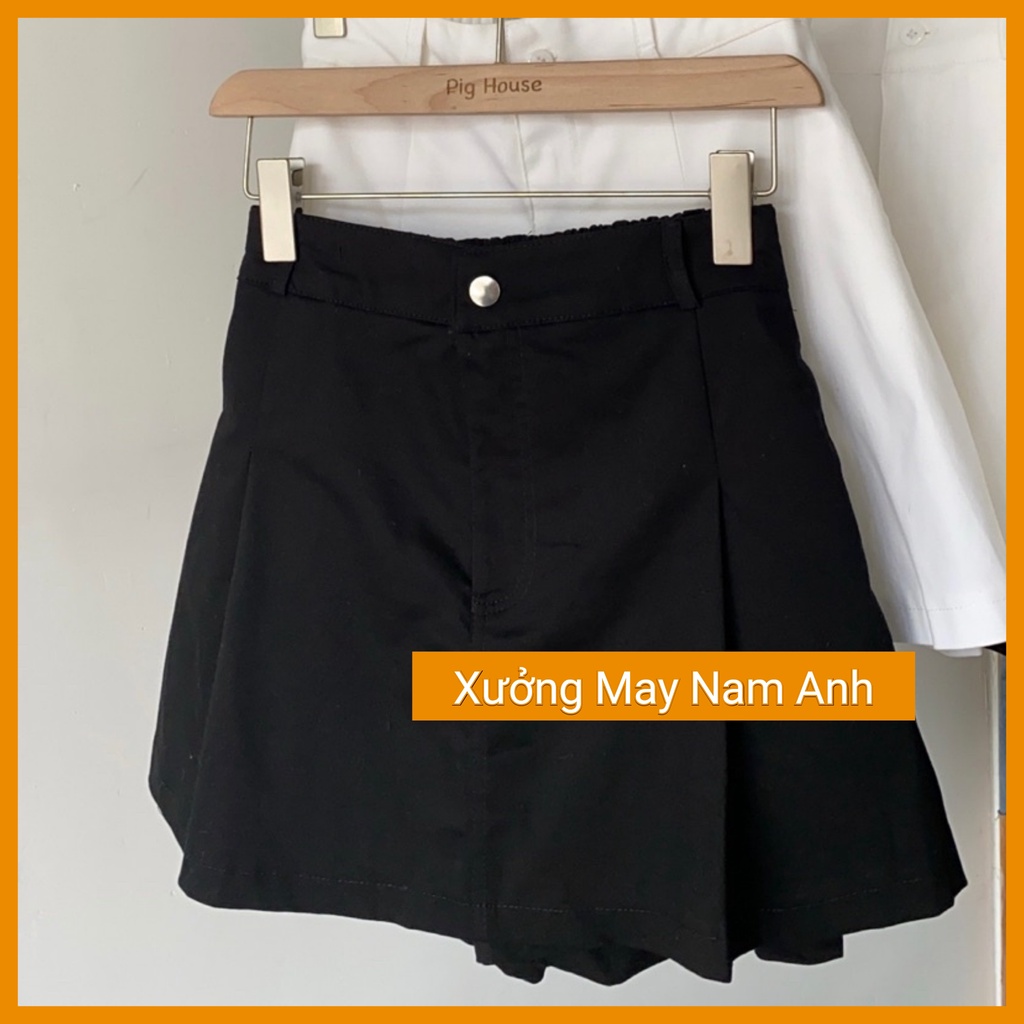 Quần Giả Váy Nữ Lưng Thun Chất Vải KaKi Có Lót Quần Bên Trong Lên Dáng Siêu Xinh | BigBuy360 - bigbuy360.vn