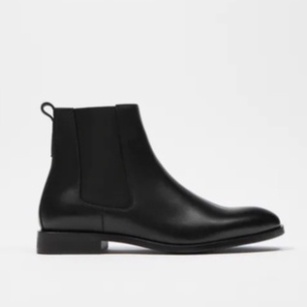 Giày thời trang nam cao cổ Chelsea boots da bò nguyên tấm tăng 3.5cm chiều cao | BigBuy360 - bigbuy360.vn