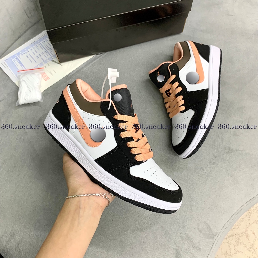 GIÀY THỂ THAO ĐEN CAM THẤP ⚡CHUẨN 1:1⚡,GIÀY SNEAKER NAM NỮ | BigBuy360 - bigbuy360.vn