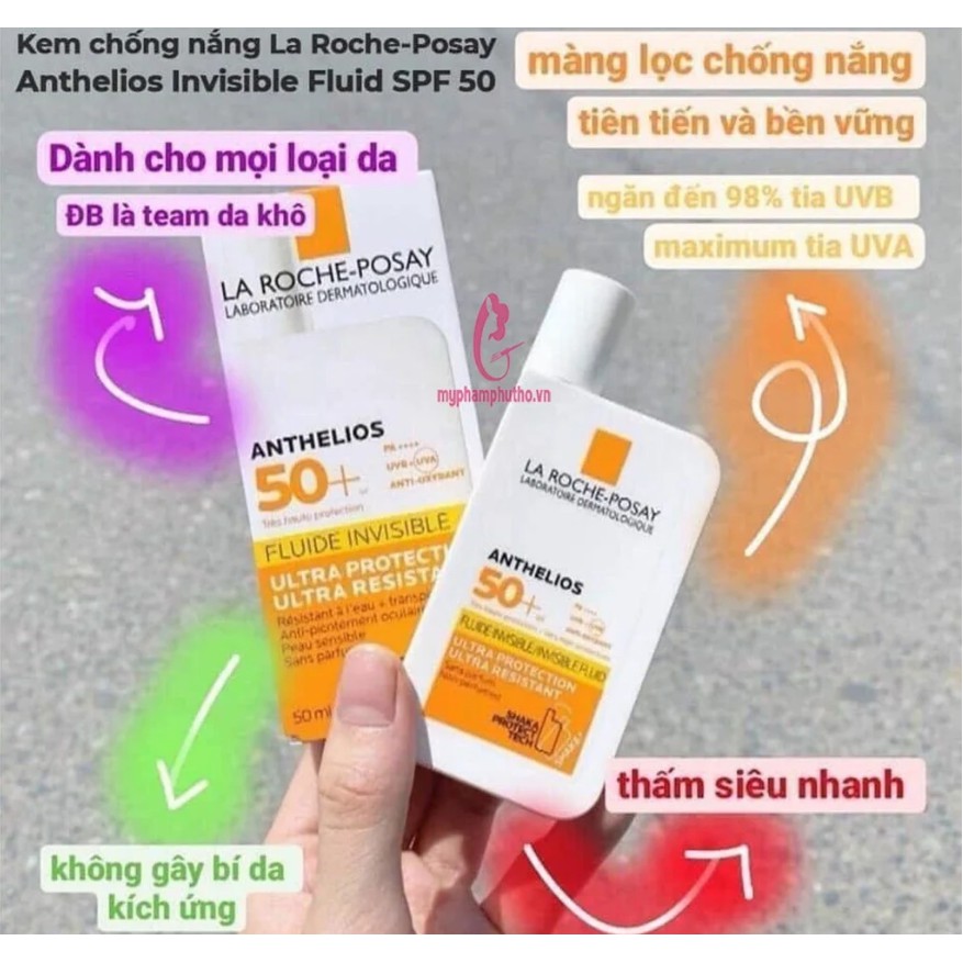 Kem Chống Nắng La Roche Posay Kiểm Soát Dầu SPF50 50ml