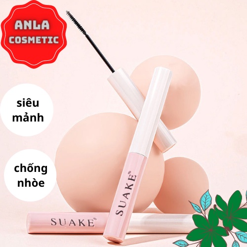 Chuốt mi mascara Suake, chuốt mi mảnh, chống thấm nước, dài mi, không lem | BigBuy360 - bigbuy360.vn