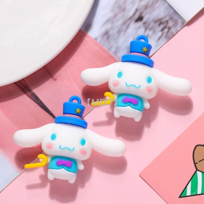 Túi 1 Móc Khóa DIY Hình Chú Chó Tai To Hoạt Hình Đáng Yêu