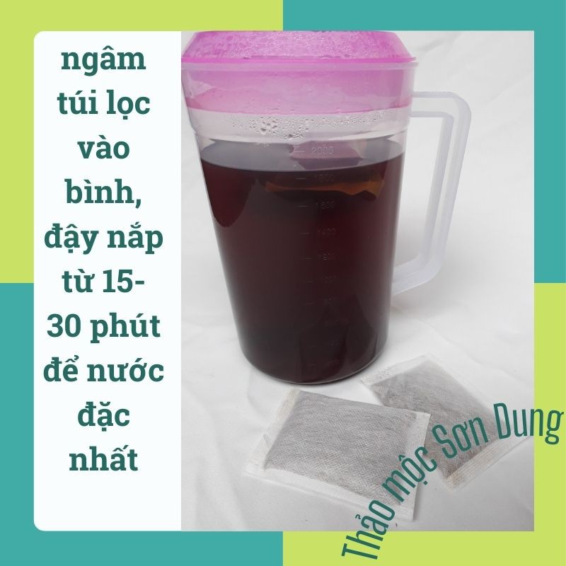 GỘI ĐẦU BỒ KẾT THẢO MỘC SƠN DUNG, HỘP 20 TÚI LỌC,GĐ1&3