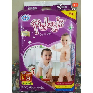 Tả quần M58 / L54 / XL48 / XXL42 miếng ,Bỉm quần Thạch Thảo Paby's