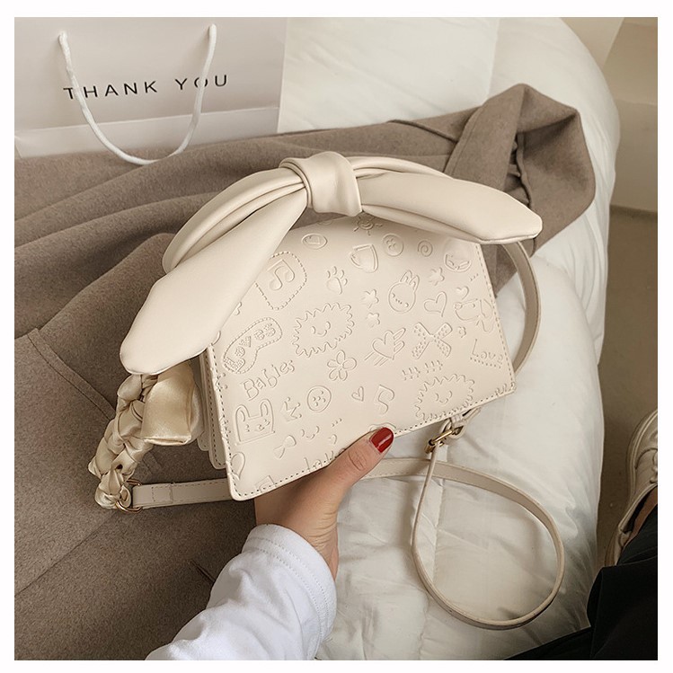 [ 𝒂̉𝒏𝒉 𝒕𝒉𝒂̣̂𝒕 + 𝑽𝒊𝒅𝒆𝒐 ] Túi Xách Nữ - Túi Đeo Chéo Nữ Thắt Nơ MIX Họa Tiết Siêu Xinh ( Mã 001) | BigBuy360 - bigbuy360.vn