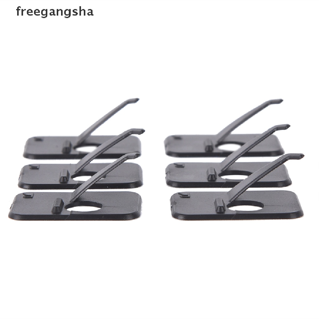 [FREG] Professional 6Pcs Recurve Bow Arrow Rest Right/Left Hand 3 x 2 x 1cm Black FDH