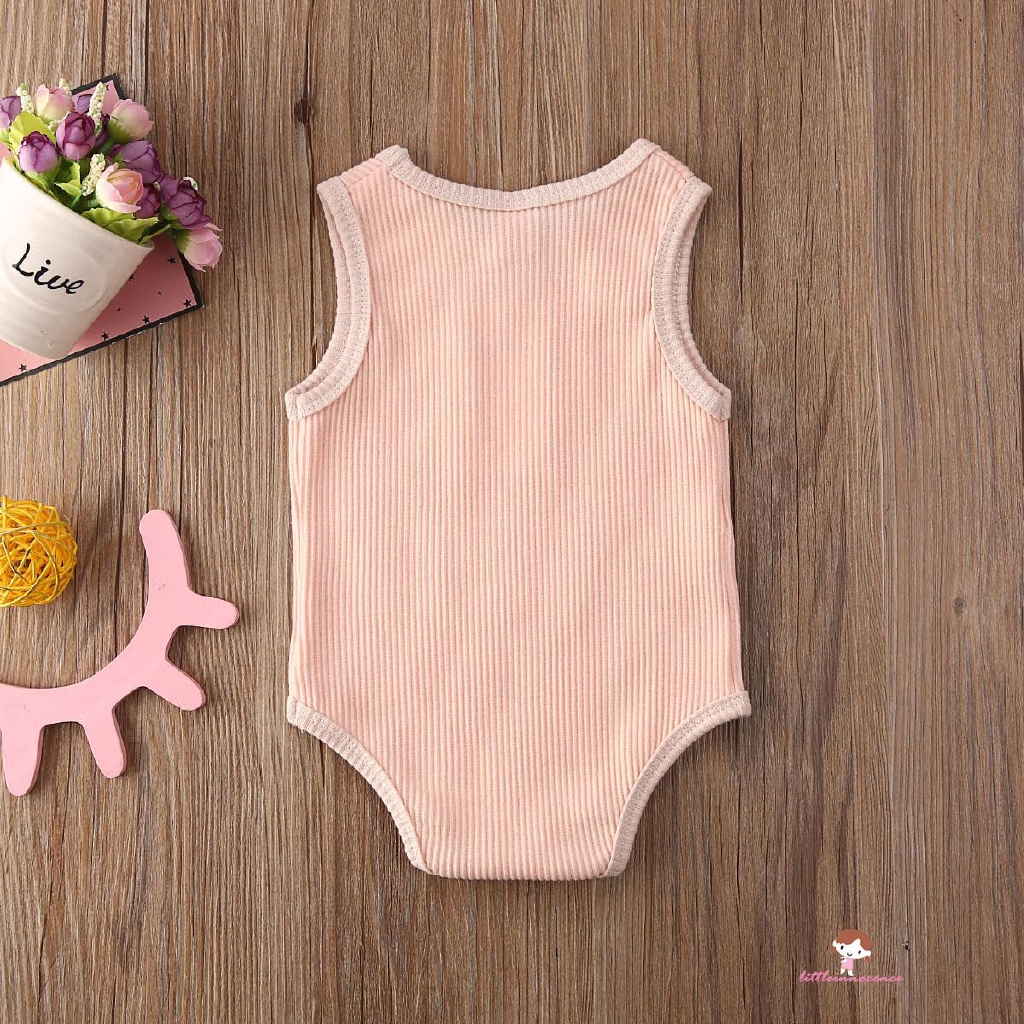 Bodysuit Không Tay Kẻ Sọc Cho Bé