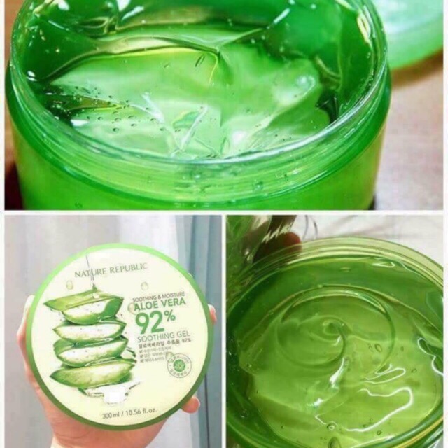 Gel dưỡng ẩm nha đam lô hội - ALOE VERA 92%