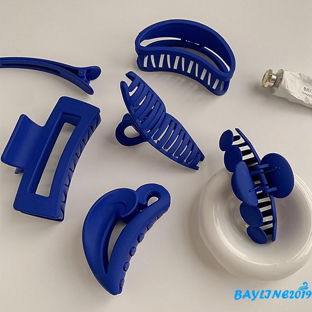 Set 6 chiếc kẹp tóc xanh biển siêu xinh xắn dành cho bạn nữ