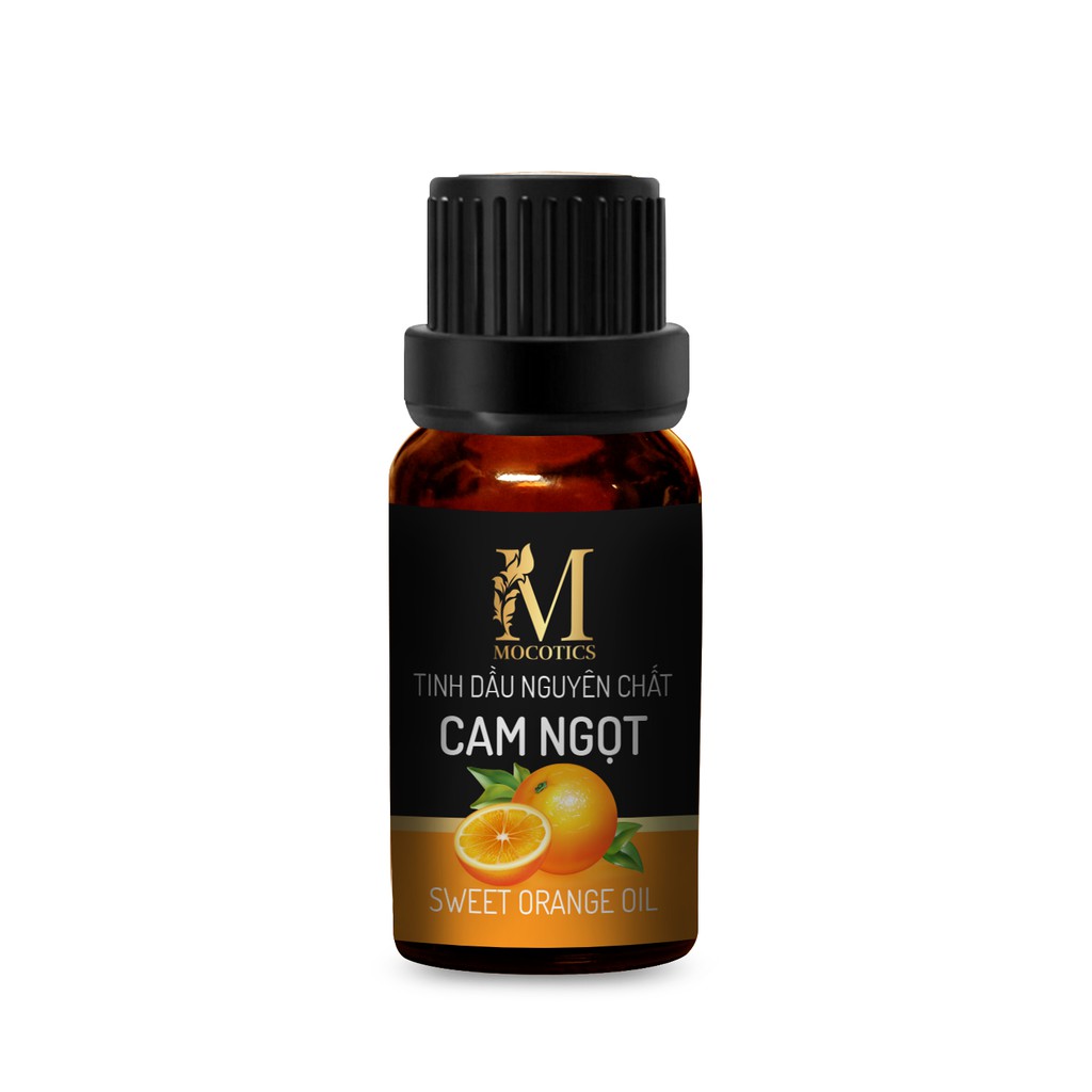 Tinh dầu thiên nhiên xông phòng, đuổi muỗi Mocotics: combo 3 loại tinh dầu cam ngọt + bưởi + vỏ quế dung tích 10ml