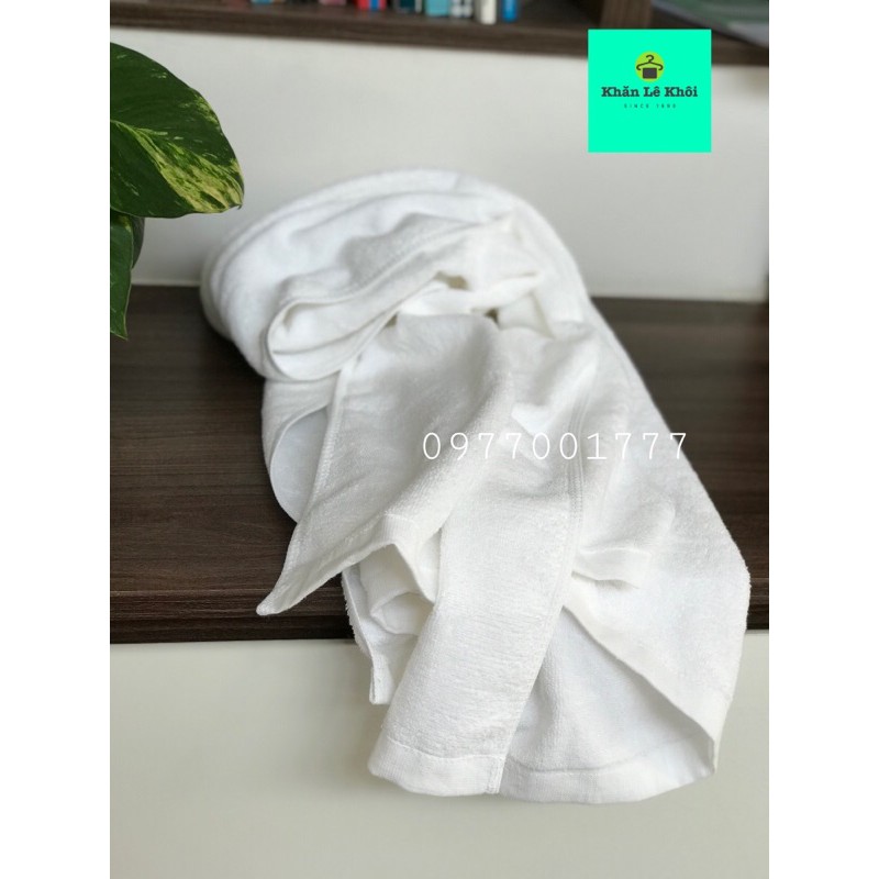 Khăn tắm khách sạn size lớn Phong Phú 100% cotton - 70x140cm (Trơn, không logo, không chữ)