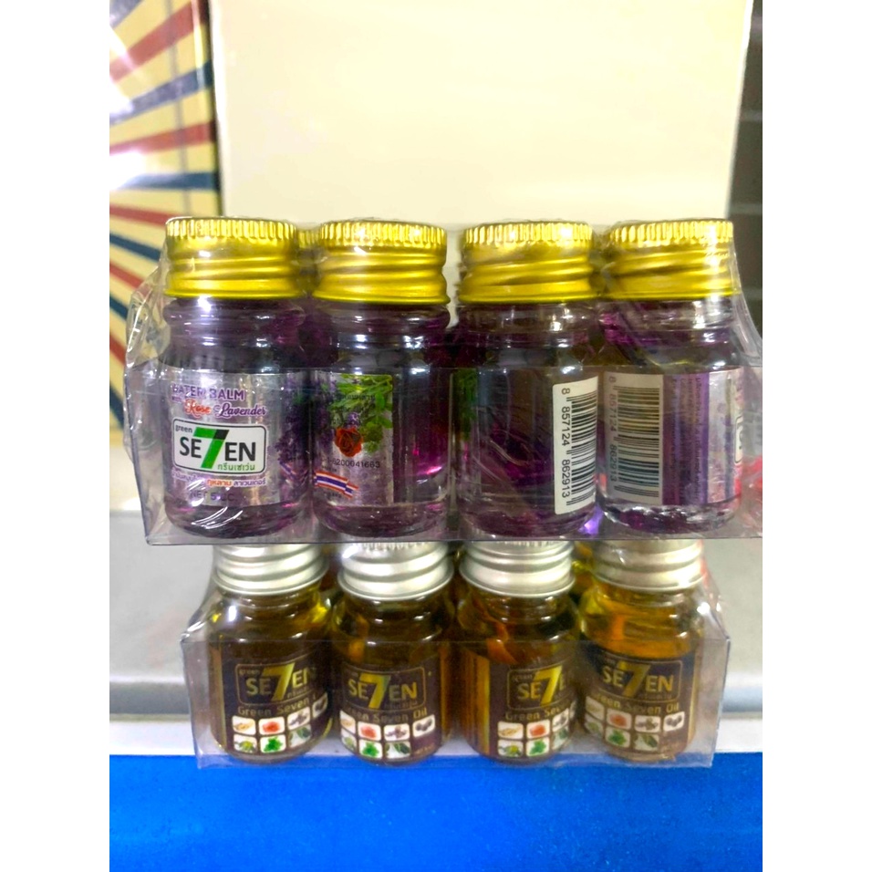 Dầu Gió Thảo Dược Green 7 Seven Thái