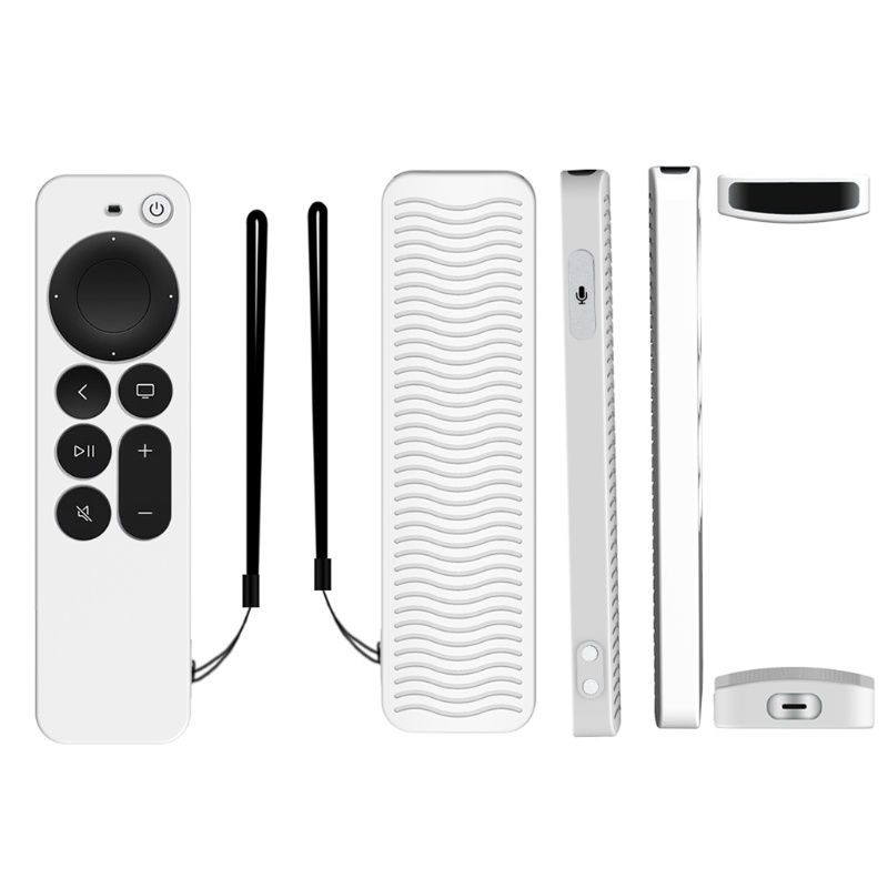 Vỏ Silicon Bảo Vệ Cho Điều Khiển Từ Xa Của Apple TV 4K 2021 6Th