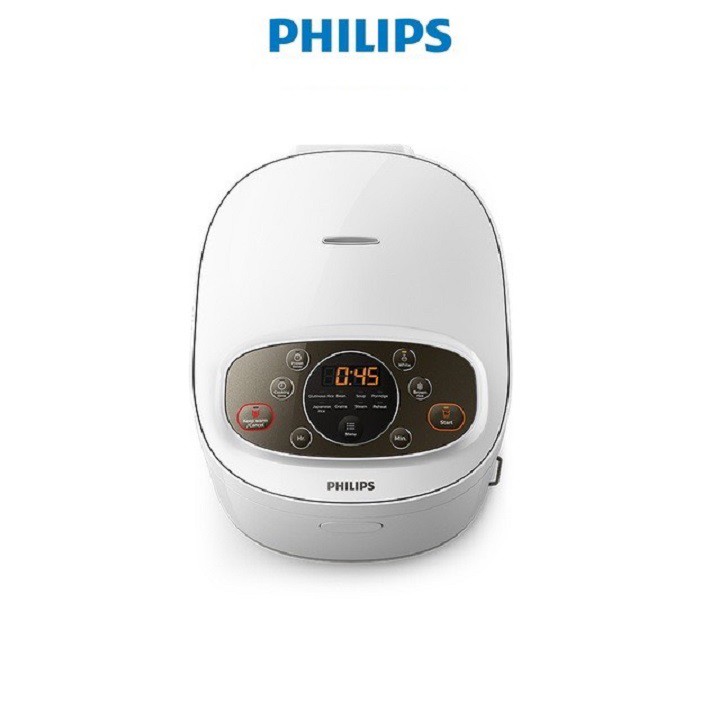 Nồi cơm điện tử philips HD4533, 1.8 lít, đốt nóng 3D thông minh, lòng nồi siêu dày 3,0 mm