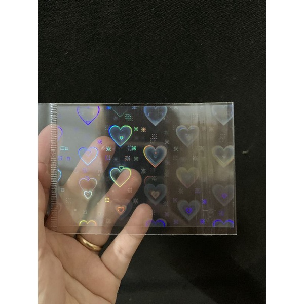 [HOT] sticker trái tim hologram lấp lánh